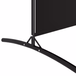 ) vidaXL Room Divider Wall Partition Screen Panel Room Separator Privacy Screen - Black, 346 x 180 cm (W x H - Additional view 6