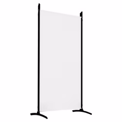 ) vidaXL Room Divider Wall Partition Screen Panel Room Separator Privacy Screen - White, 433 x 180 cm (W x H - Additional view 5