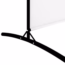 ) vidaXL Room Divider Wall Partition Screen Panel Room Separator Privacy Screen - White, 433 x 180 cm (W x H - Additional view 6
