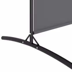 ) vidaXL Room Divider Wall Partition Screen Panel Room Separator Privacy Screen - Anthracite, 433 x 180 cm (W x H - Additional view 6