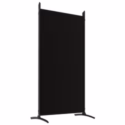 ) vidaXL Room Divider Wall Partition Screen Panel Room Separator Privacy Screen - Black, 433 x 180 cm (W x H - Additional view 5