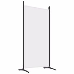 ) vidaXL Room Divider Wall Partition Screen Panel Room Separator Privacy Screen - White, 520 x 180 cm (W x H - Additional view 5