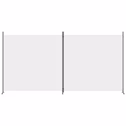 vidaXL Room Divider Wall Partition Screen Panel Room Separator Privacy Screen - White, 348 x 180 cm
