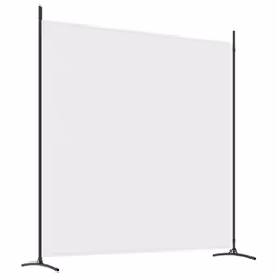vidaXL Room Divider Wall Partition Screen Panel Room Separator Privacy Screen - White, 348 x 180 cm - Additional view 5