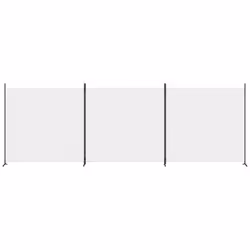 vidaXL Room Divider Wall Partition Screen Panel Room Separator Privacy Screen - White, 525 x 180 cm