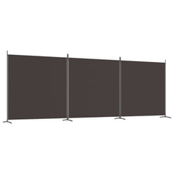 vidaXL Room Divider Wall Partition Screen Panel Room Separator Privacy Screen - Brown, 525 x 180 cm