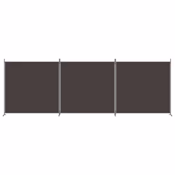 vidaXL Room Divider Wall Partition Screen Panel Room Separator Privacy Screen - Brown, 525 x 180 cm