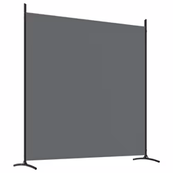 vidaXL Room Divider Wall Partition Screen Panel Room Separator Privacy Screen - Anthracite, 525 x 180 cm - Additional view 5