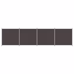vidaXL Room Divider Wall Partition Screen Panel Room Separator Privacy Screen - Brown, 698 x 180 cm