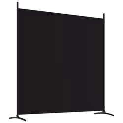 vidaXL Room Divider Wall Partition Screen Panel Room Separator Privacy Screen - Black, 698 x 180 cm - Additional view 5
