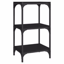 VidaXL 819307, Black, Steel, Wood, 400 mm, 330 mm, 705 mm