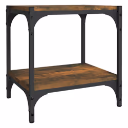 VidaXL 819334, Wood, Wood, Steel, 800 mm, 330 mm, 410 mm, 1 pc(s)