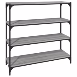 VidaXL 819360, Grey, Oak, Steel, Wood, 1000 mm, 330 mm, 1000 mm