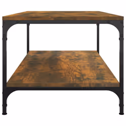 vidaXL 1/2x Side Table Engineered Wood Couch Tea Table Multi Colours/Sizes - Smoked oak, 100 x 50 x 40 cm - Additional view 4