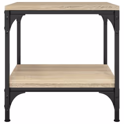 vidaXL 1/2x Side Table Engineered Wood Couch Tea Table Multi Colours/Sizes - Sonoma oak, 40 x 40 x 40 cm/2 pcs - Additional view 5