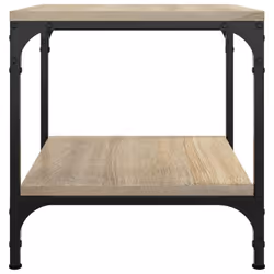 vidaXL 1/2x Side Table Engineered Wood Couch Tea Table Multi Colours/Sizes - Sonoma oak, 40 x 40 x 40 cm/2 pcs - Additional view 6