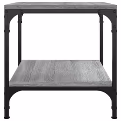 vidaXL 1/2x Side Table Engineered Wood Couch Tea Table Multi Colours/Sizes - Grey sonoma, 40 x 40 x 40 cm/2 pcs - Additional view 6