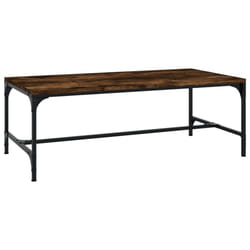 vidaXL 1/2x Side Table Engineered Wood Couch Tea Table Multi Colours/Sizes - Smoked oak, 100 x 50 x 35 cm
