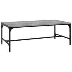 vidaXL 1/2x Side Table Engineered Wood Couch Tea Table Multi Colours/Sizes - Grey sonoma, 100 x 50 x 35 cm