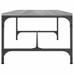 vidaXL 1/2x Side Table Engineered Wood Couch Tea Table Multi Colours/Sizes - grey sonoma, 80 x 50 x 35 cm/ 1 pcs - Additional view 4