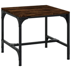 vidaXL 1/2x Side Table Engineered Wood Couch Tea Table Multi Colours/Sizes - Smoked oak, 50 x 50 x 35 cm