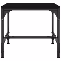 vidaXL 1/2x Side Table Engineered Wood Couch Tea Table Multi Colours/Sizes - black, 40 x 40 x 35 cm/ 2 pcs - Additional view 4