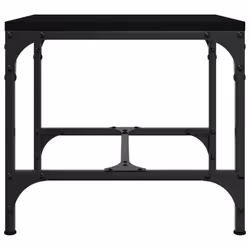 vidaXL 1/2x Side Table Engineered Wood Couch Tea Table Multi Colours/Sizes - black, 40 x 40 x 35 cm/ 2 pcs - Additional view 5