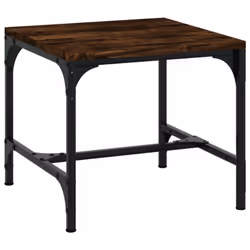 vidaXL 1/2x Side Table Engineered Wood Couch Tea Table Multi Colours/Sizes - Smoked oak, 40 x 40 x 35 cm/2 pcs - Additional view 4