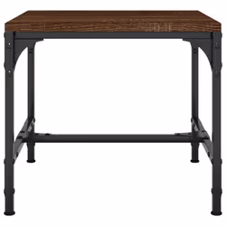 vidaXL 1/2x Side Table Engineered Wood Couch Tea Table Multi Colours/Sizes - Brown oak, 40 x 40 x 35 cm/2 pcs - Additional view 5