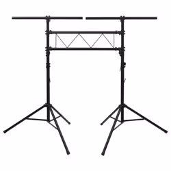 cm) vidaXL Light Stand Black Steel Lighting Bridge Truss Tripod Stand Multi Sizes - 238 x 115 x (180-300