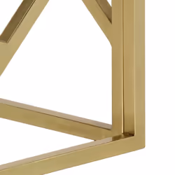 vidaXL Coffee Table End Table Sofa Table Stainless Steel and Tempered Glass - gold and black, glass - Additional view 5