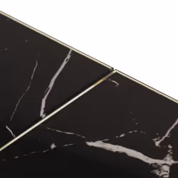 vidaXL Coffee Table End Table Sofa Table Stainless Steel and Tempered Glass - gold and black, glass - Additional view 7