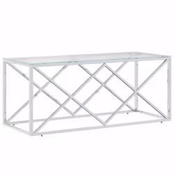 VidaXL 349961, Silver, 450 mm, 1100 mm, 450 mm, 4 mm, 1 pc(s)