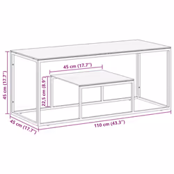 VidaXL 350019 coffee/side/end table - Additional view 8