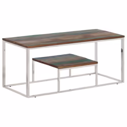 VidaXL 350024, Silver, 1100 mm, 450 mm, 450 mm, 1.5 cm, 1 pc(s)