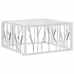 VidaXL 350057, Silver, 800 mm, 800 mm, 400 mm, 6 mm, 1 pc(s)