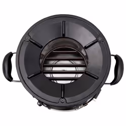 vidaXL Camping Wood Stove Black Metal Charcoal Grill Fireplace Fire Basket - Additional view 6