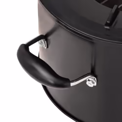 vidaXL Camping Wood Stove Black Metal Charcoal Grill Fireplace Fire Basket - Additional view 8
