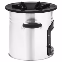 vidaXL Camping Wood Stove Silver Stainless Steel Charcoal Grill Fireplace - Additional view 4