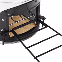 vidaXL Camping Wood Stove Silver Stainless Steel Charcoal Grill Fireplace - Additional view 7