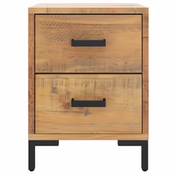 VidaXL 349911 nightstand/bedside table Brown