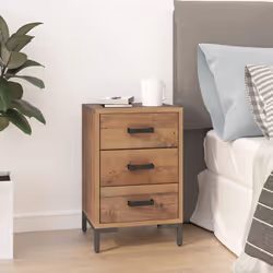 VidaXL 349913 nightstand/bedside table Brown