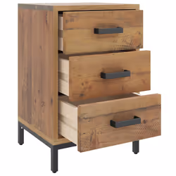 VidaXL 349913 nightstand/bedside table Brown - Additional view 4