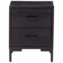 VidaXL 349914 nightstand/bedside table Black - Additional view 3