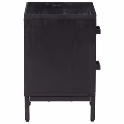 VidaXL 349914 nightstand/bedside table Black - Additional view 5