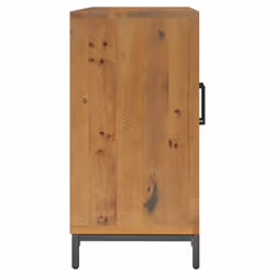 vidaXL Solid Wood Pine Sideboard Brown Recycled Storage Cabinet Highboard - Additional view 4