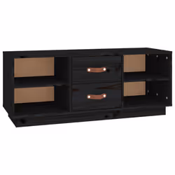 VidaXL 818229, Black, Wood, Wood, 1000 mm, 340 mm, 400 mm