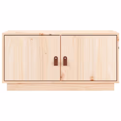 vidaXL Solid Wood Pine TV Cabinet TV Console Media Unit Cabinet Multi Colours - Brown - Additional view 6