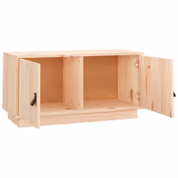 vidaXL Solid Wood Pine TV Cabinet TV Console Media Unit Cabinet Multi Colours - Brown - Additional view 7