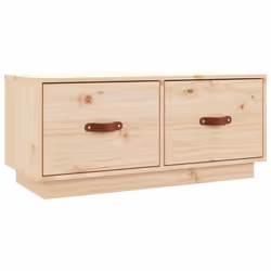 vidaXL Solid Wood Pine TV Cabinet HiFi Media Unit TV Console Multi Colours - Brown